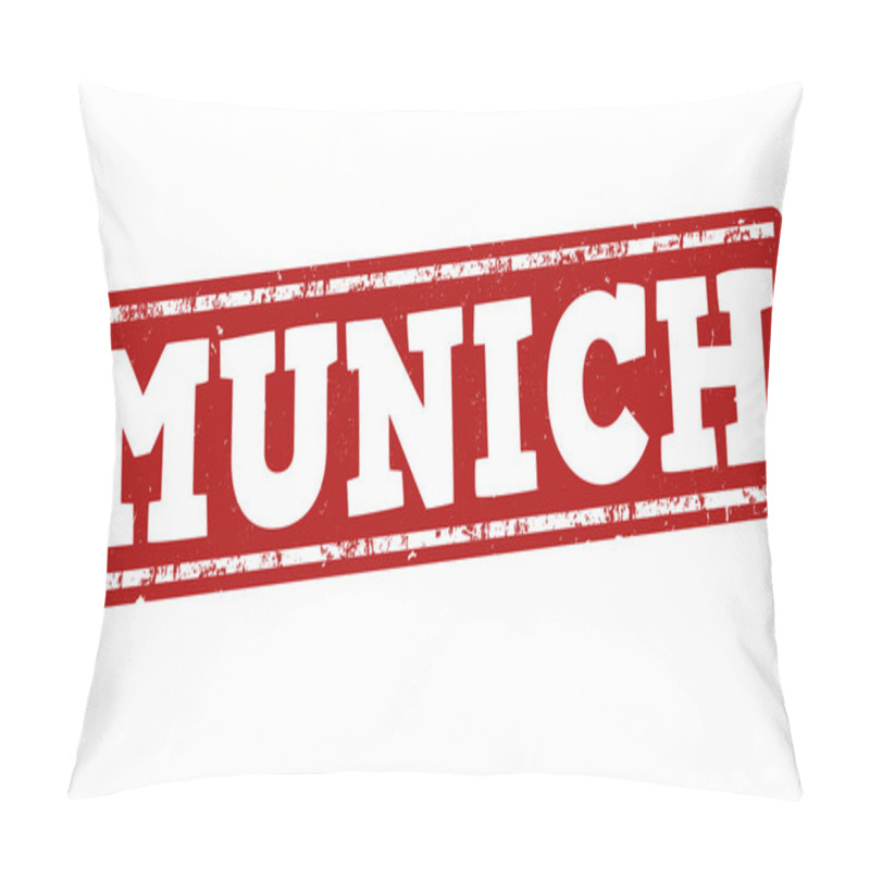 Personality  Munich Grunge Stamp Pillow Covers