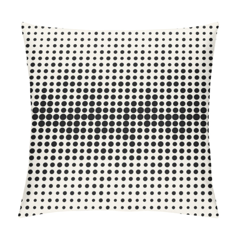 Personality  Halftone Dot Seamless Pattern, Minimal Geometric Abstract Background Pillow Covers