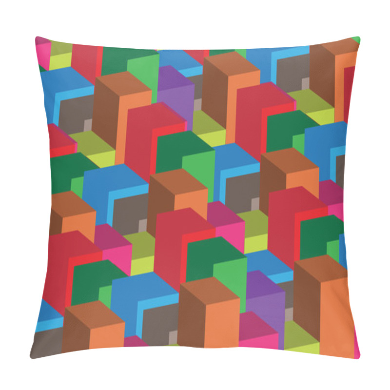 Personality  Graphic Illustration Of Abstract 3d Background Pillow Covers