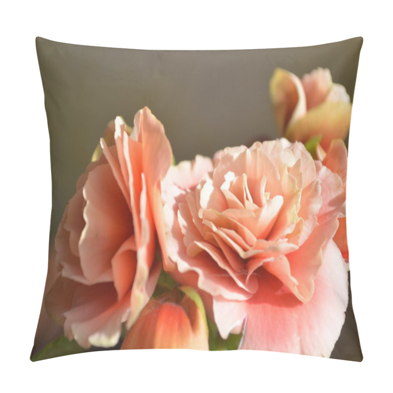 Personality  Tender Ivory Begonia Pillow Covers