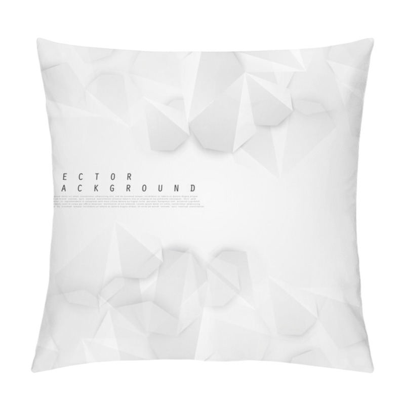 Personality  Vector Abstract Background. Pillow Covers