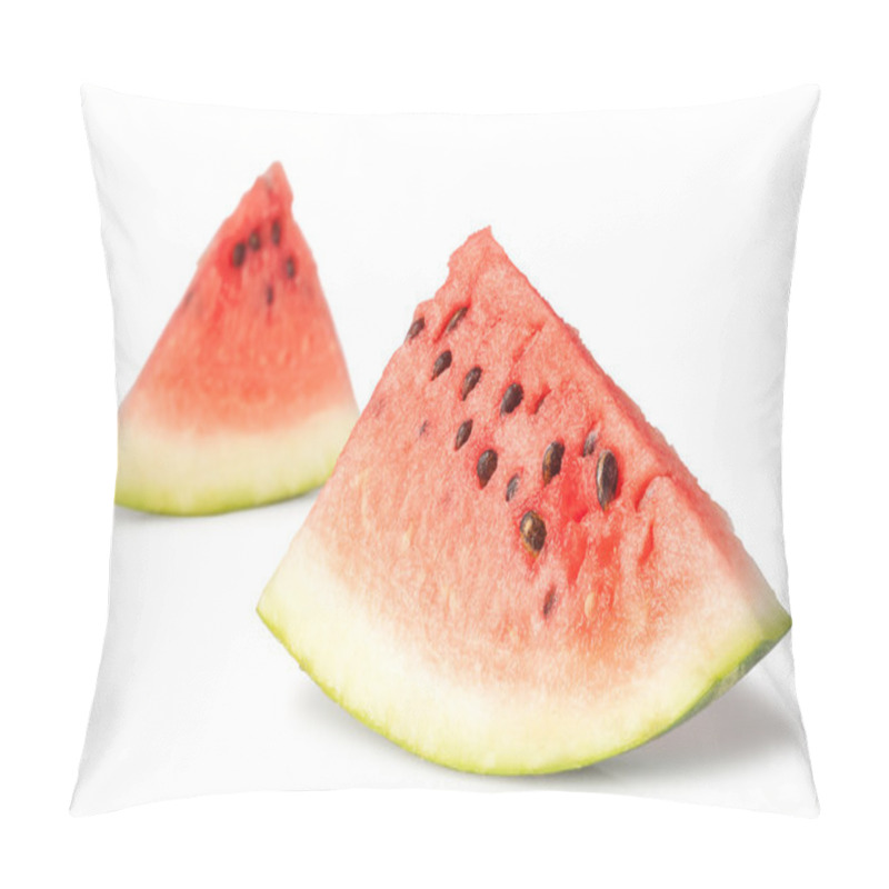 Personality  Two Triangle Slices Of Water Melon Pillow Covers