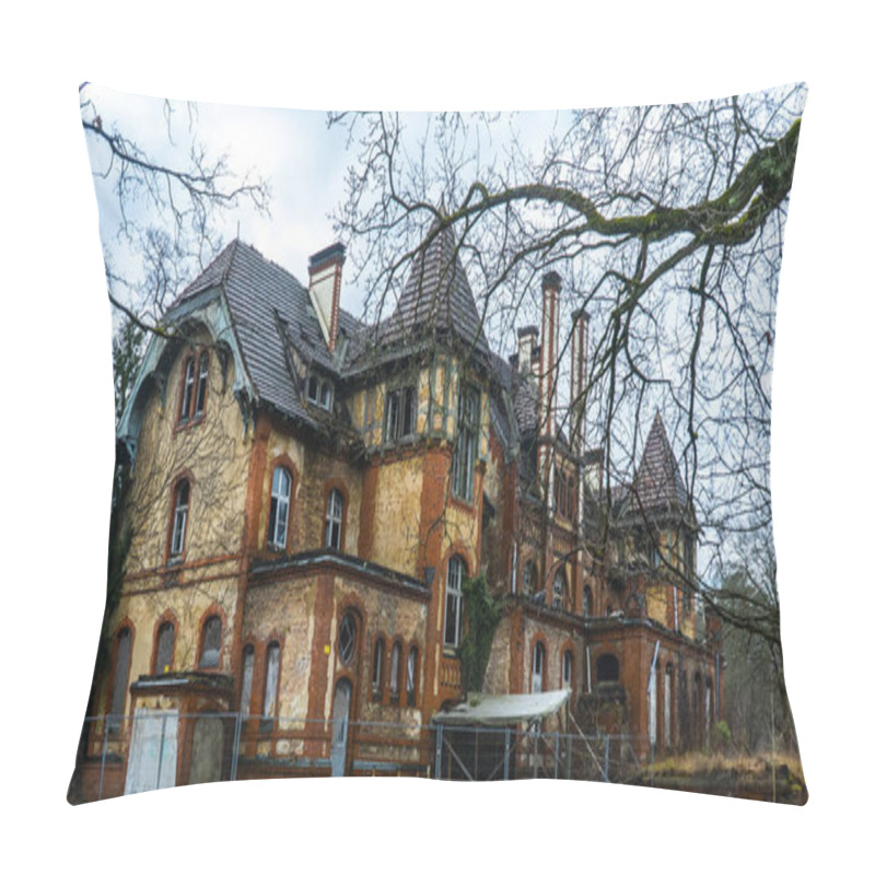 Personality  Famous Lost Place Beelitz Heilstaetten In Germany Pillow Covers