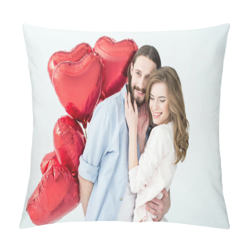 Personality  Couple With Air Balloons Pillow Covers