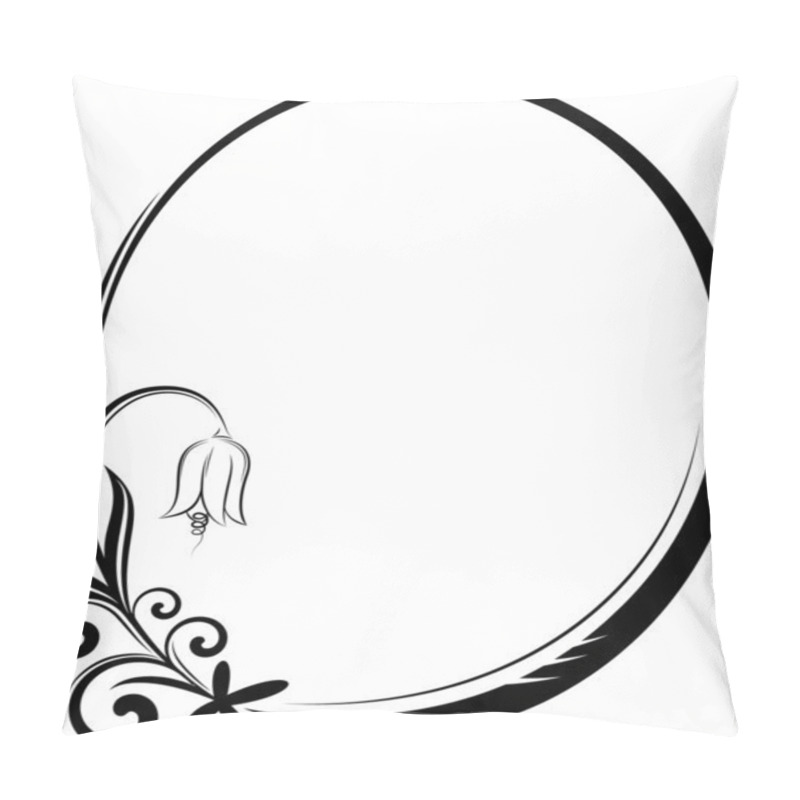 Personality  Elegant Oval Frame Pillow Covers