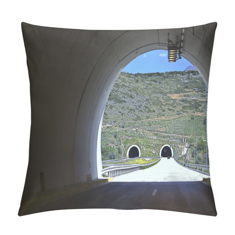 Personality  Egnatia International Highway At Greece Pillow Covers