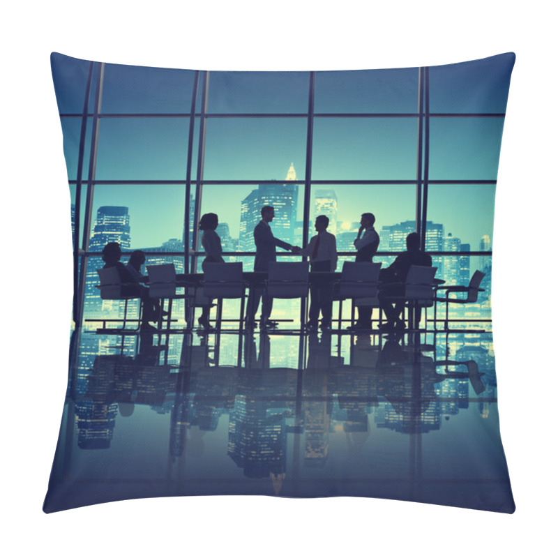 Personality  Business Meeting In Office Pillow Covers