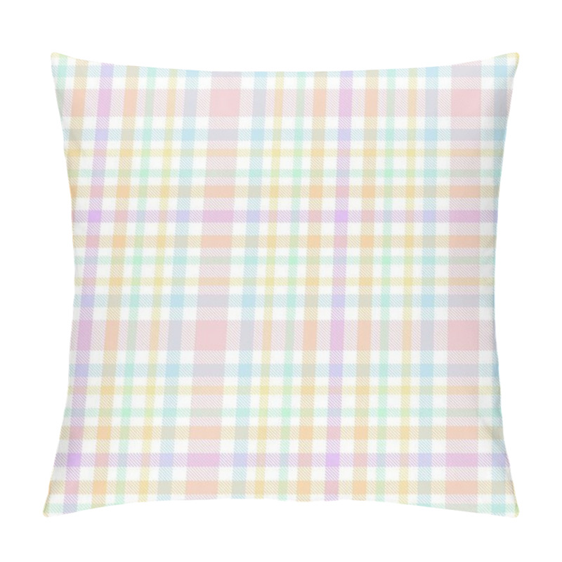 Personality  Rainbow Glen Plaid Textured Seamless Pattern Suitable For Fashion Textiles And Graphics Pillow Covers