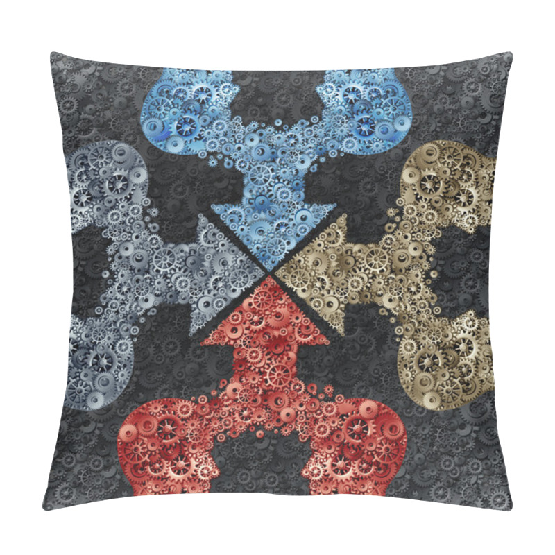 Personality  Industrial Partnerships Pillow Covers