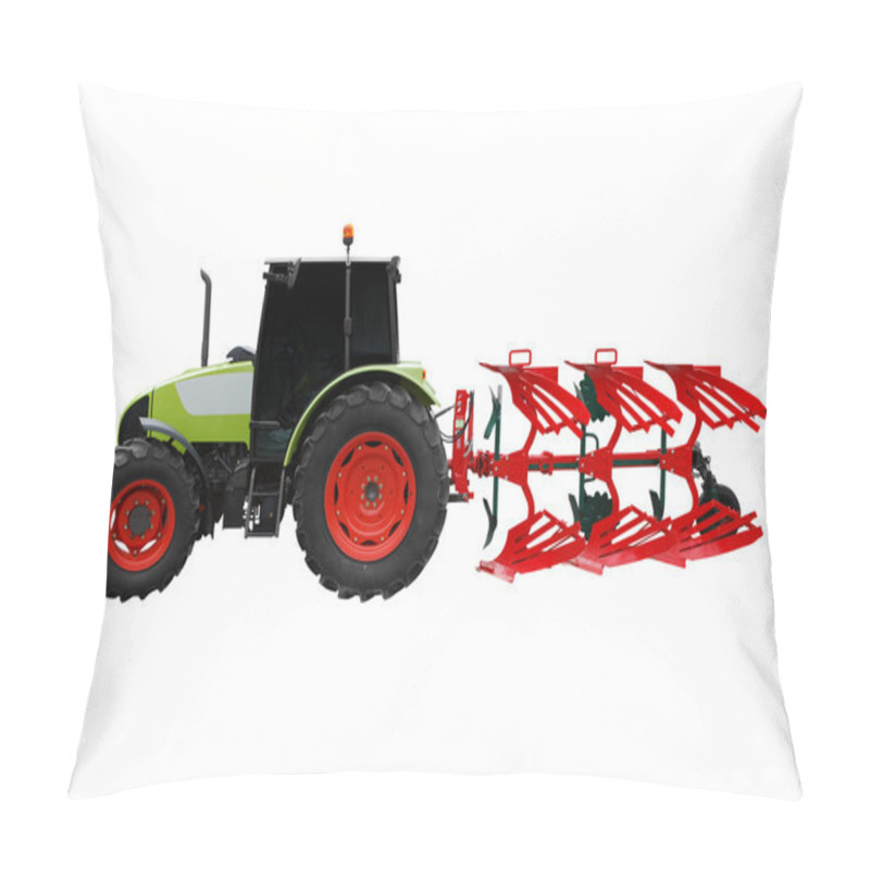 Personality  Tractor With Plow Pillow Covers