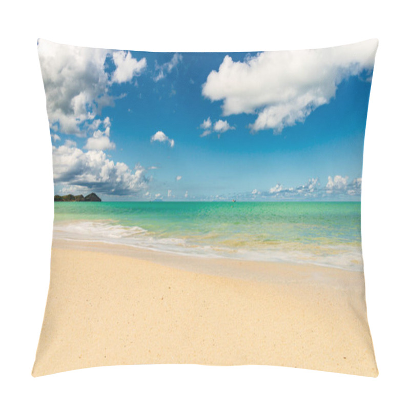 Personality  Caribbean Beach With White Sand, Deep Blue Sky And Turquoise Water Pillow Covers