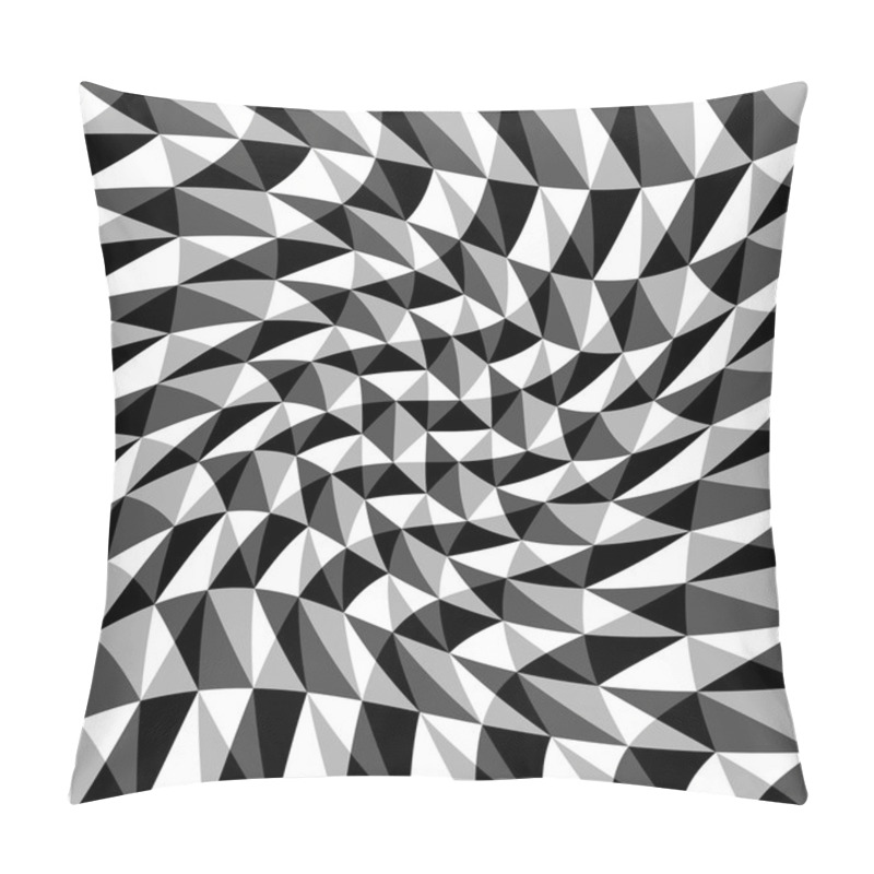 Personality  Abstract Background, Pattern With Warp Effect. Pillow Covers