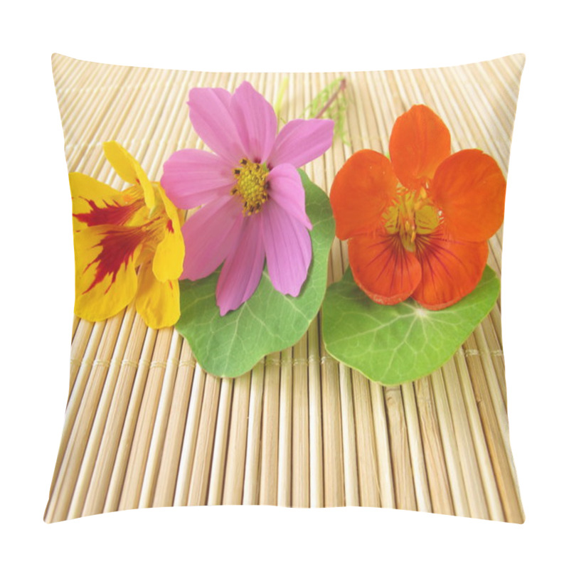 Personality  Bouquet With Edible Flowers Pillow Covers