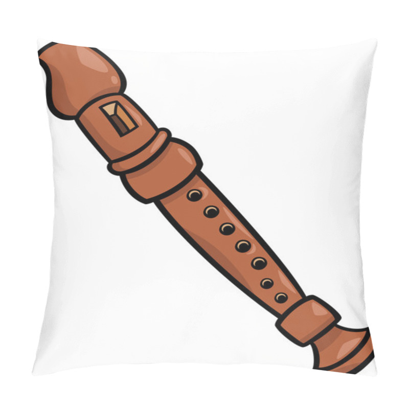 Personality  Flute Musical Instrument Cartoon Pillow Covers