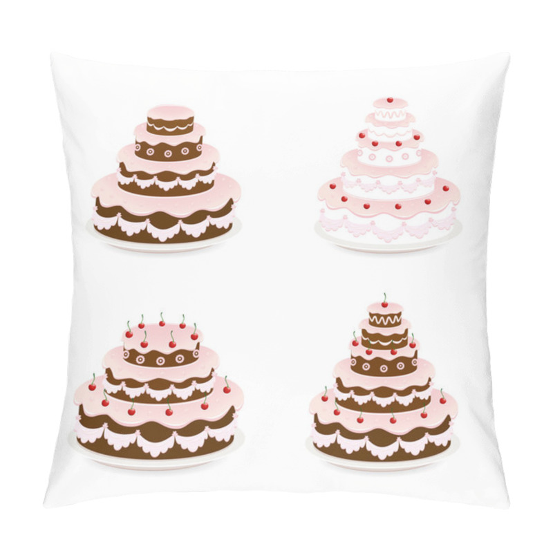 Personality  Set Of Cakes Pillow Covers