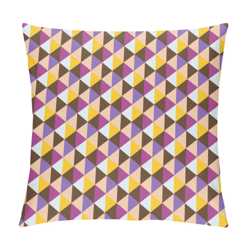 Personality  Abstract Creative Background With Repeated Shapes Pillow Covers