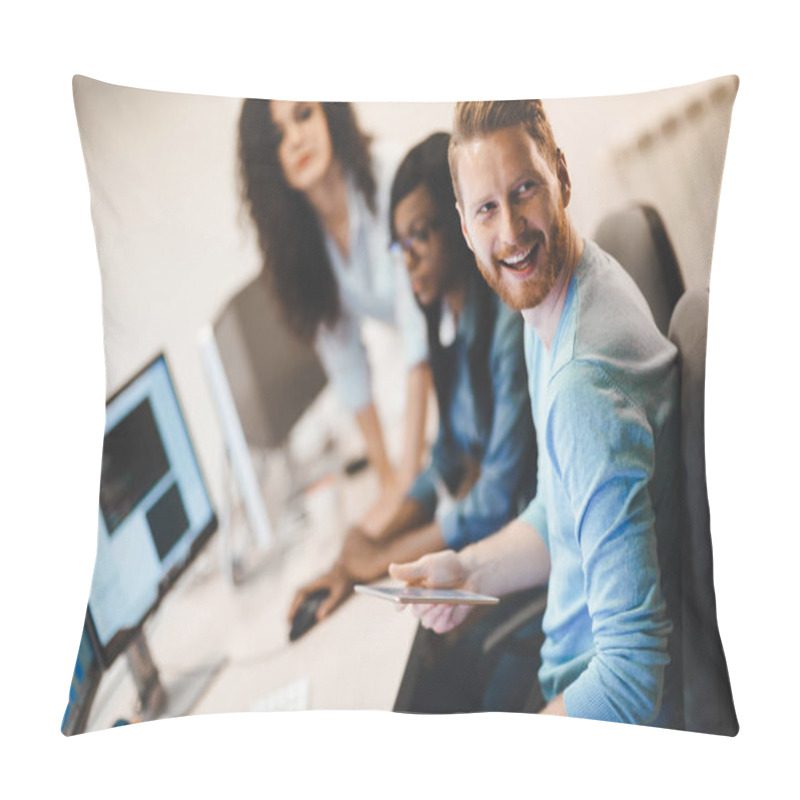 Personality  Software Developers Working On Project Pillow Covers