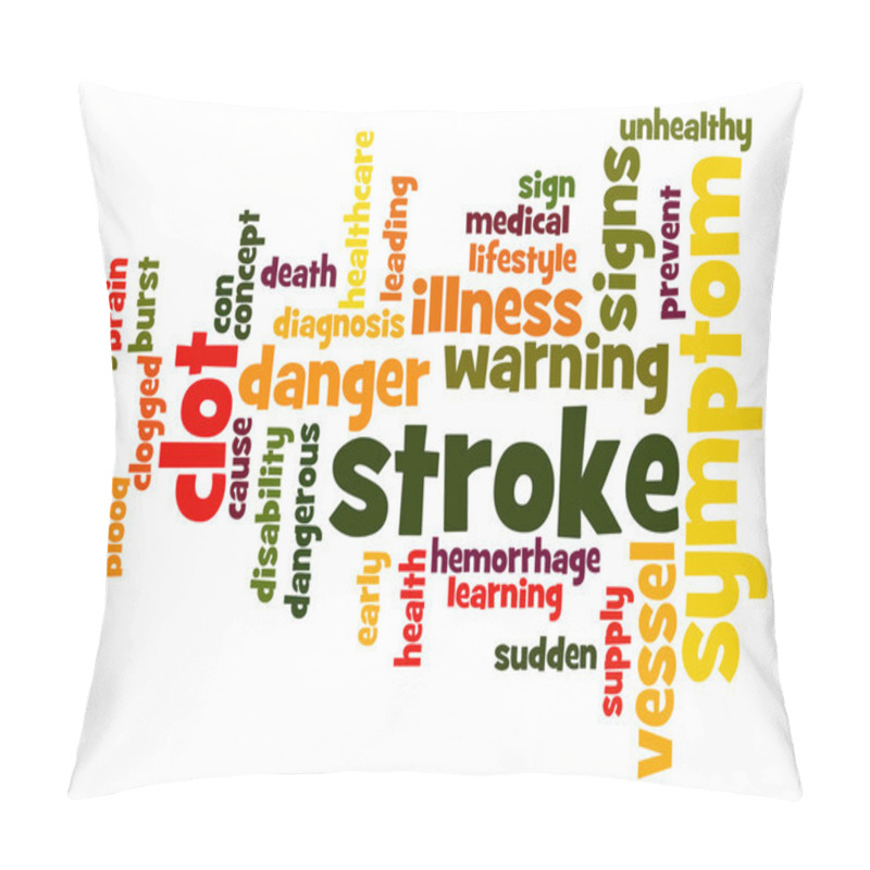 Personality  Stroke Word Cloud Pillow Covers