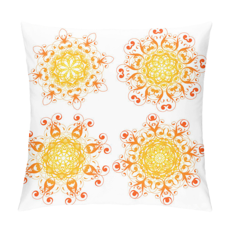 Personality  Floral And Ornamental Elements Pillow Covers