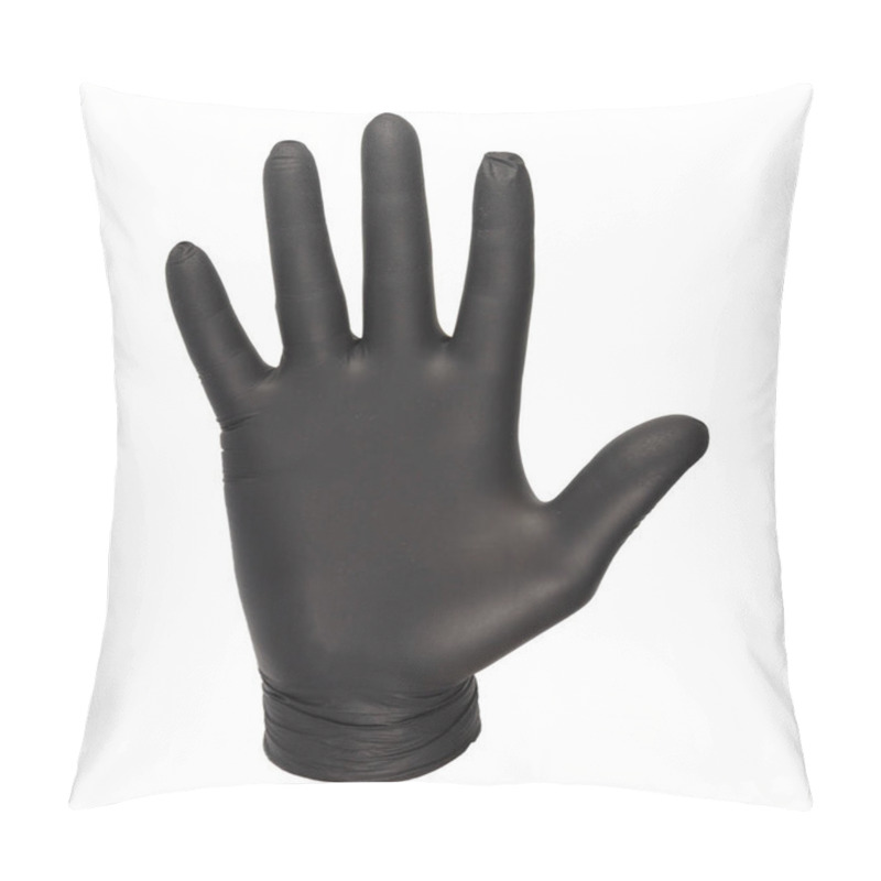 Personality  Various Hand Gestures In Black Gloves Pillow Covers