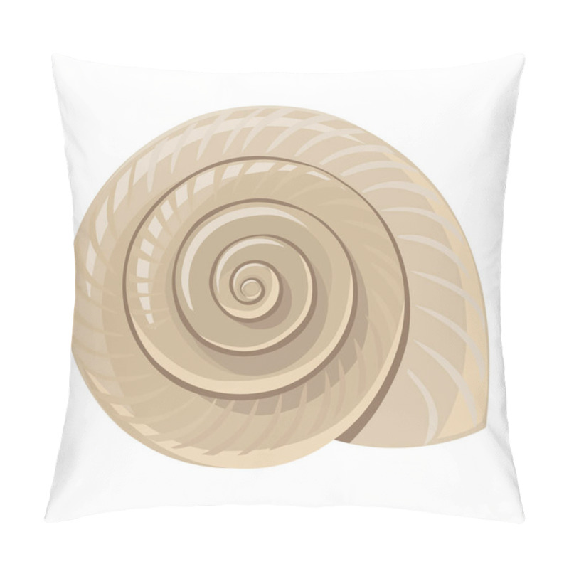 Personality  Shell Sea Vector Cartoon Icon. Vector Illustration Sea Shell On White Background. Isolated Cartoon Illustration Icon Of Seashell. Pillow Covers