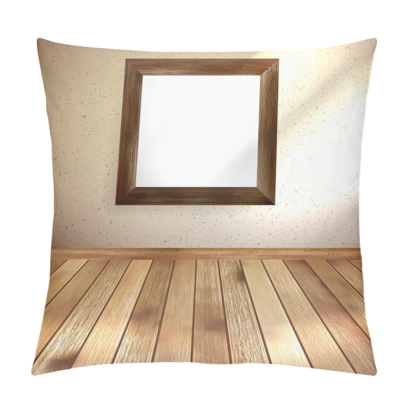 Personality  Retro Room With Frame. EPS 10 Pillow Covers