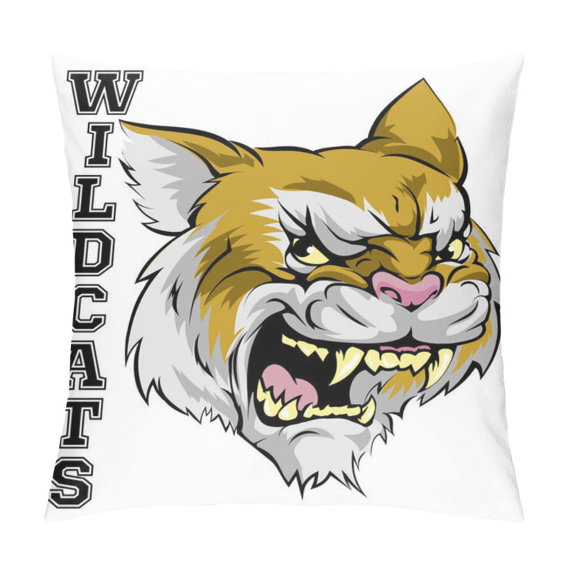 Personality  Wildcats Mascot Graphic Pillow Covers