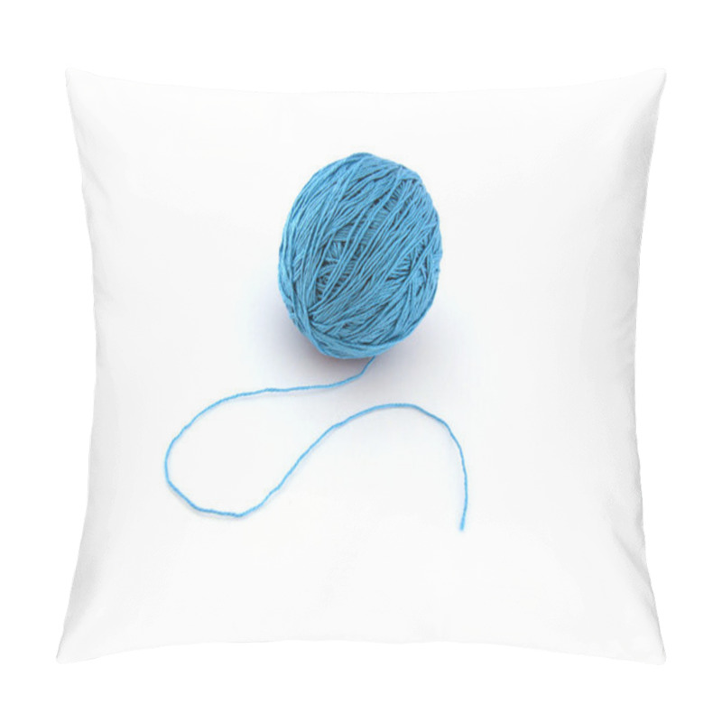 Personality  Blue Clew On White Background Pillow Covers