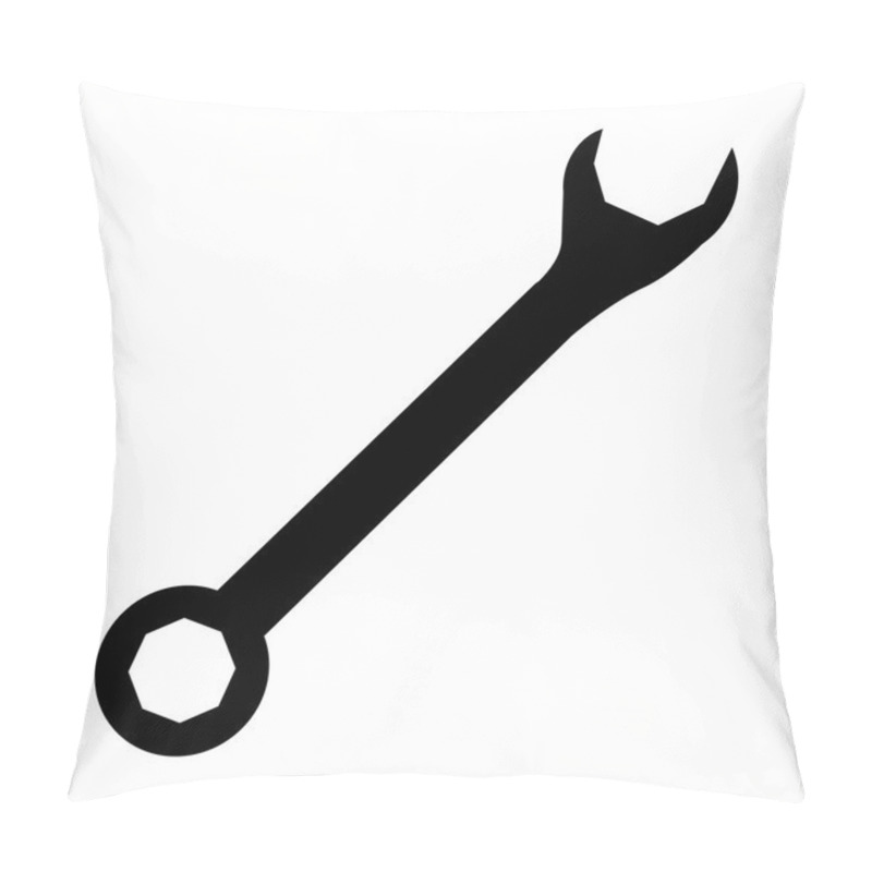 Personality  Black Crossed Wrenches Pillow Covers