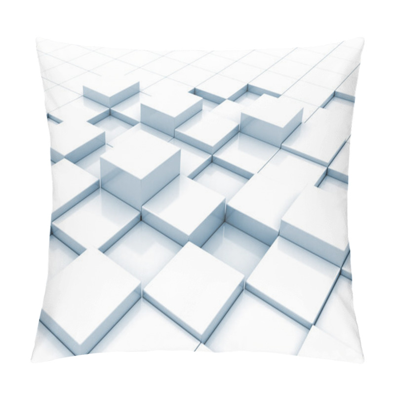 Personality  Abstract 3d Blocks Background Pillow Covers