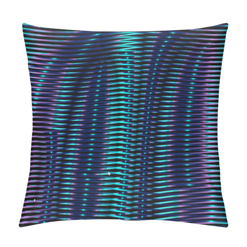 Personality  Psychedelic Vector Abstract Background With Optical Illusion Of Wavy Lines. Pillow Covers