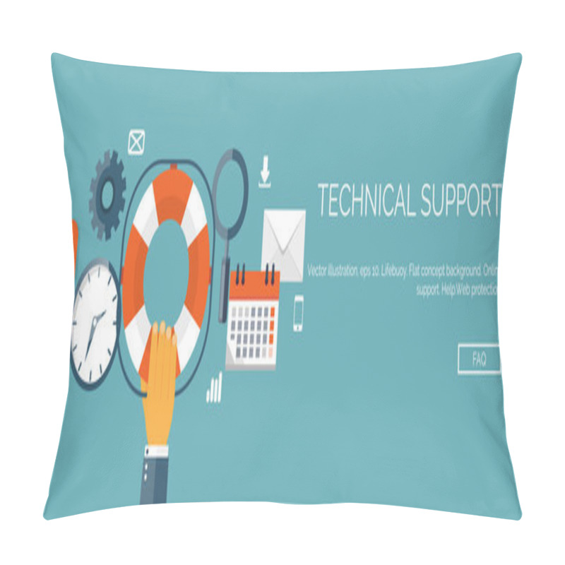 Personality  Technical Support Concept Pillow Covers