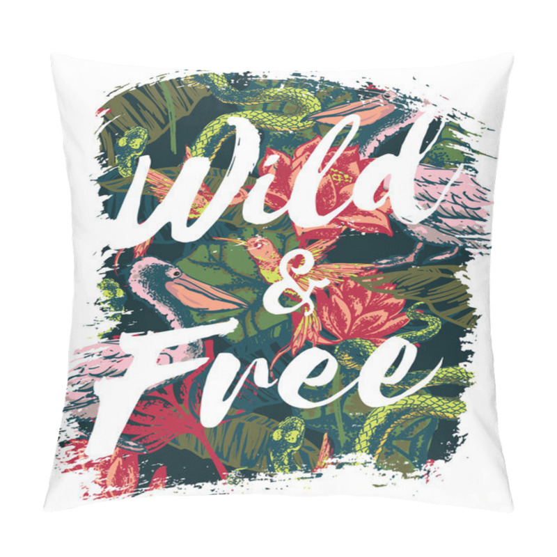 Personality  Tropical Exotic Print Pillow Covers