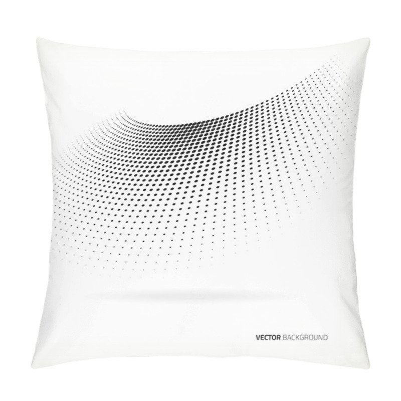 Personality  Vector Halftone Dots. Pillow Covers