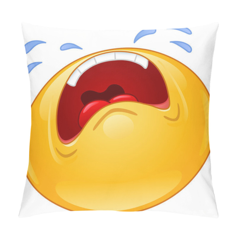 Personality  Crying Emoticon Pillow Covers