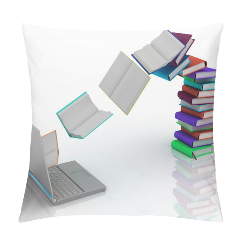 Personality  Books Fly Into Your Laptop Pillow Covers