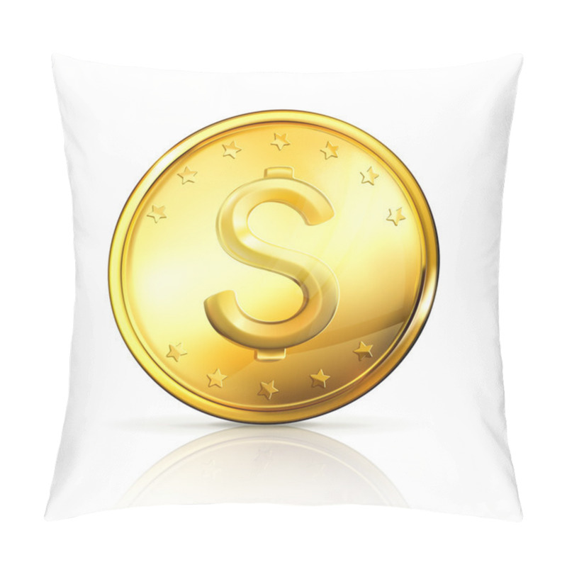 Personality  Gold Coin Pillow Covers