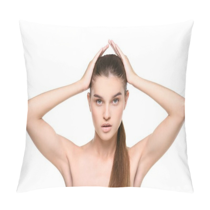 Personality   Young Charming Woman Pillow Covers