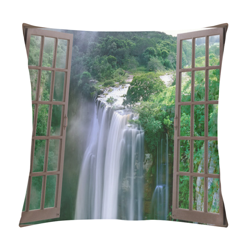 Personality  Magwa Falls Cape Province South Africa Pillow Covers