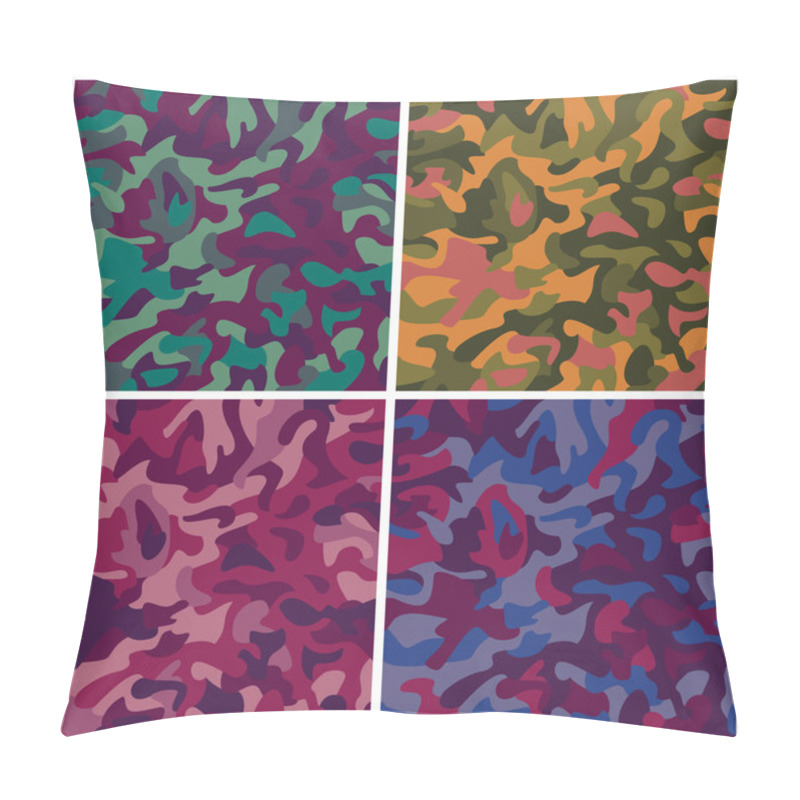 Personality  Kaleidoscopic Camouflage Pillow Covers