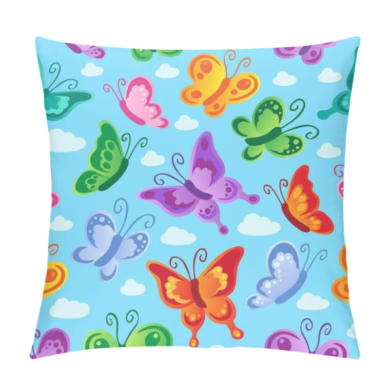 Personality  Butterfly Seamless Background 2 Pillow Covers