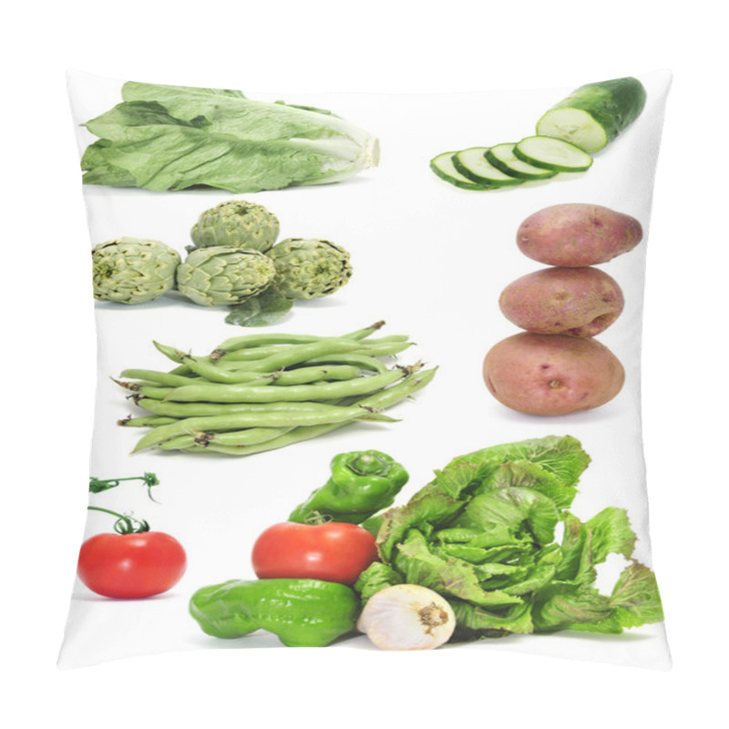 Personality  Vegetables Collage Pillow Covers