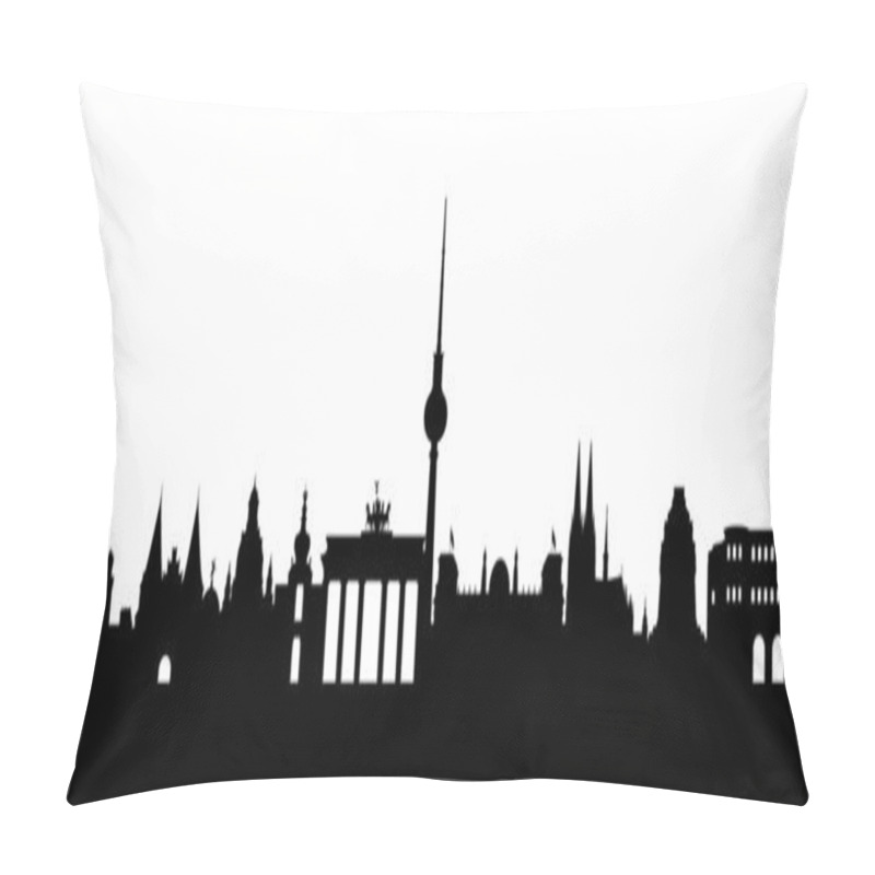 Personality  Germany Silhouette Abstract Pillow Covers