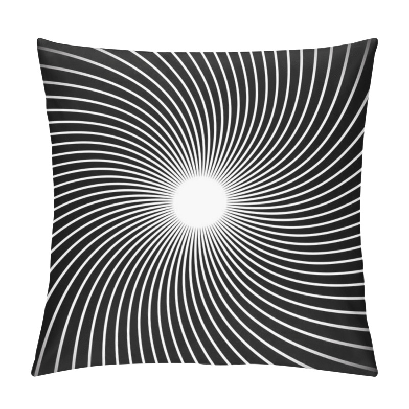 Personality  Abstract Starburst Lines Background Pillow Covers