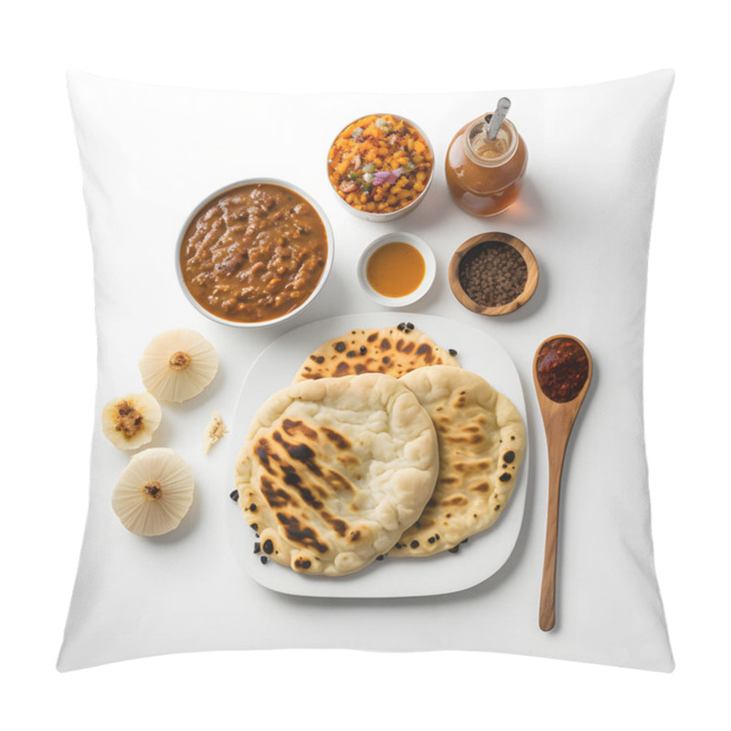 Personality  Pupusas On White Background Food Photography. High-quality Images Capture The Traditional Flavors And Textures Of This Beloved Street Food In A Modern And Sophisticated Way. Ideal For Cookbooks Pillow Covers