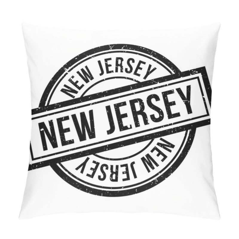 Personality  New Jersey Rubber Stamp Pillow Covers