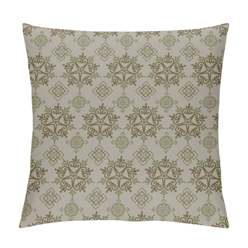 Personality  Seamless Background With Arabic Or Islamic Ornaments Style Patte Pillow Covers