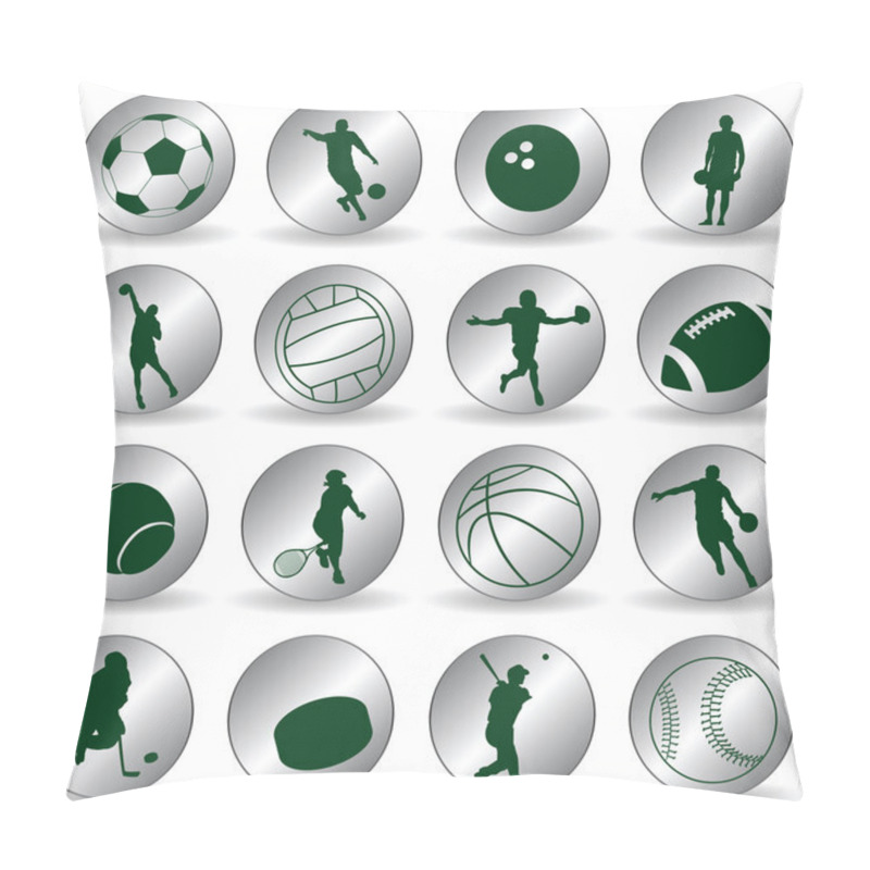 Personality  Sport Icons Pillow Covers