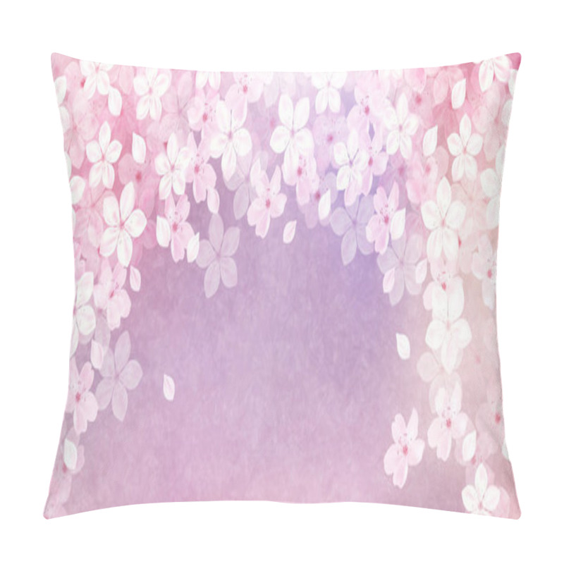 Personality  Cherry Tree Spring Flower Background Pillow Covers