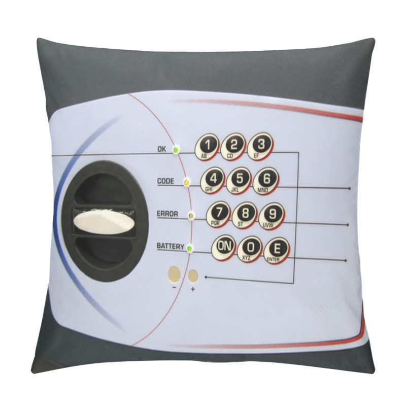 Personality  Safe Key Lock Code, Control Panel Pillow Covers